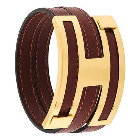 buy used hermes leather bracelet metal buckle|Hermes bracelets for sale.